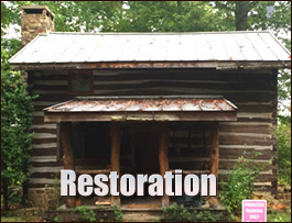 Historic Log Cabin Restoration  Lima, Ohio